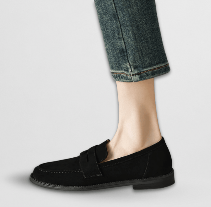 DELACROIX | Mocassins Daim Rétro Élise