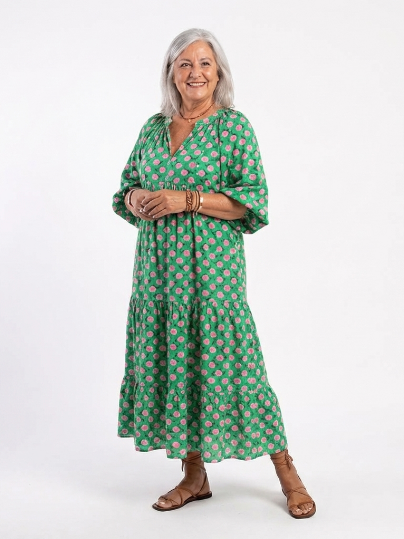 DELACROIX | Robe Midi à Imprimé Floral Fiora