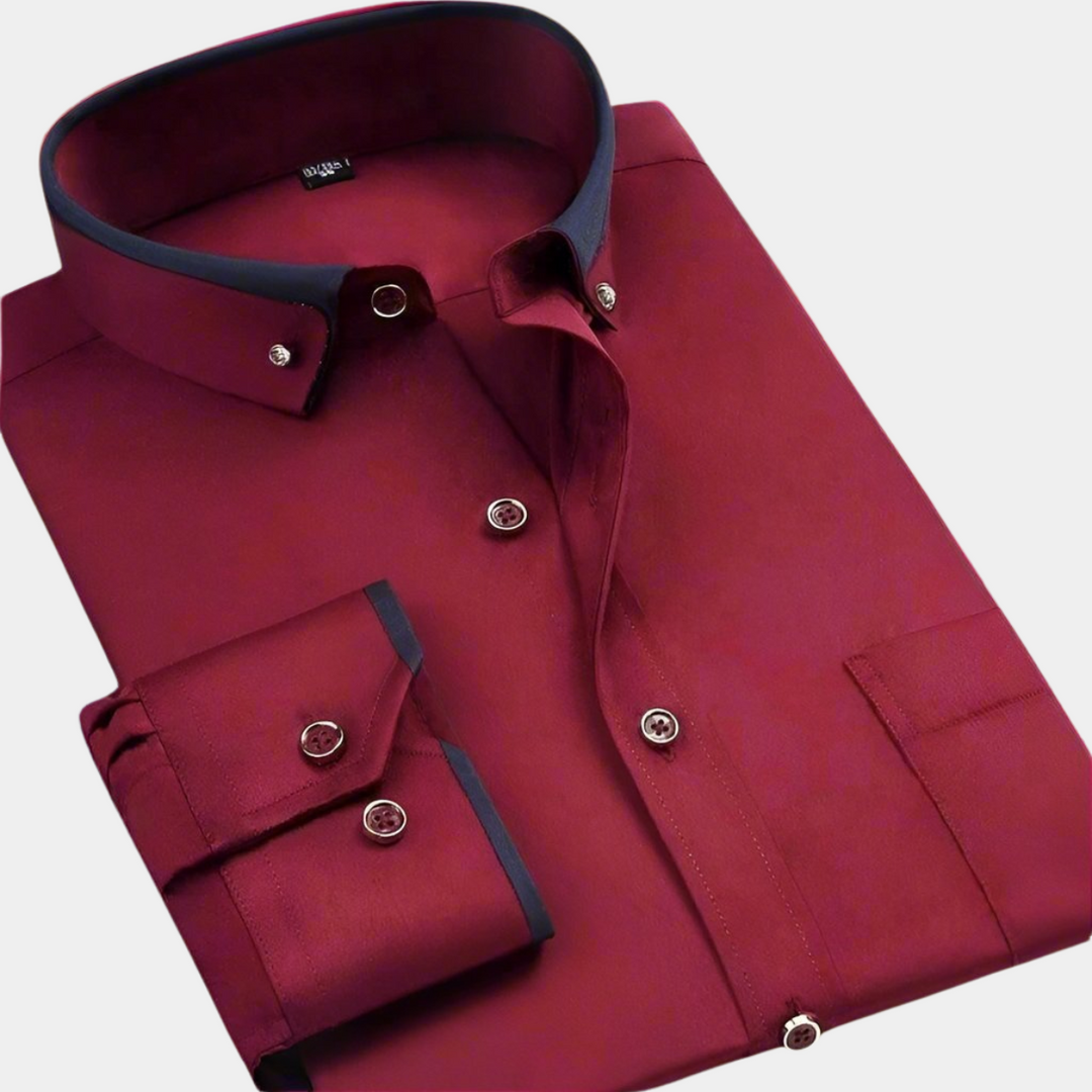 DELACROIX | CHEMISE CLASSIQUE POUR HOMME À MANCHES LONGUES
