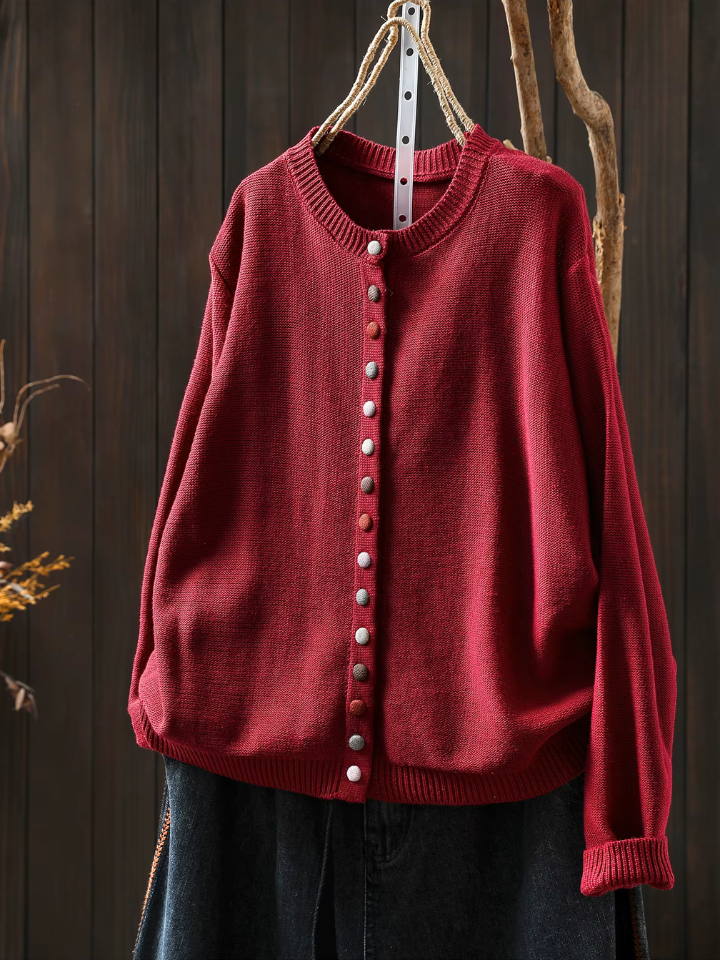 DELACROIX | Cardigan Boutons Colorés Michèle