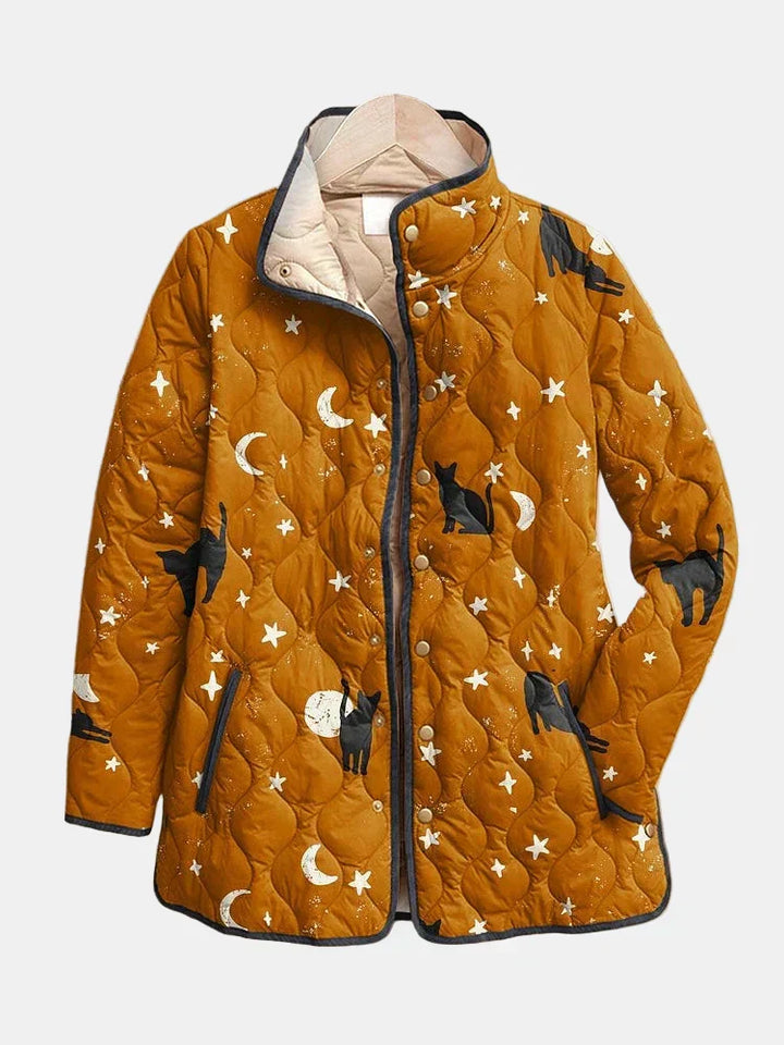 DELACROIX | Veste Matelassée Chats et Étoiles Nicole