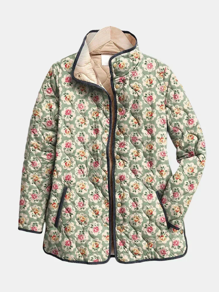 DELACROIX | Veste Matelassée Tapisserie Fleurie Amélie