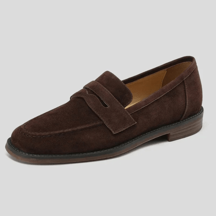DELACROIX | Mocassins Daim Rétro Élise