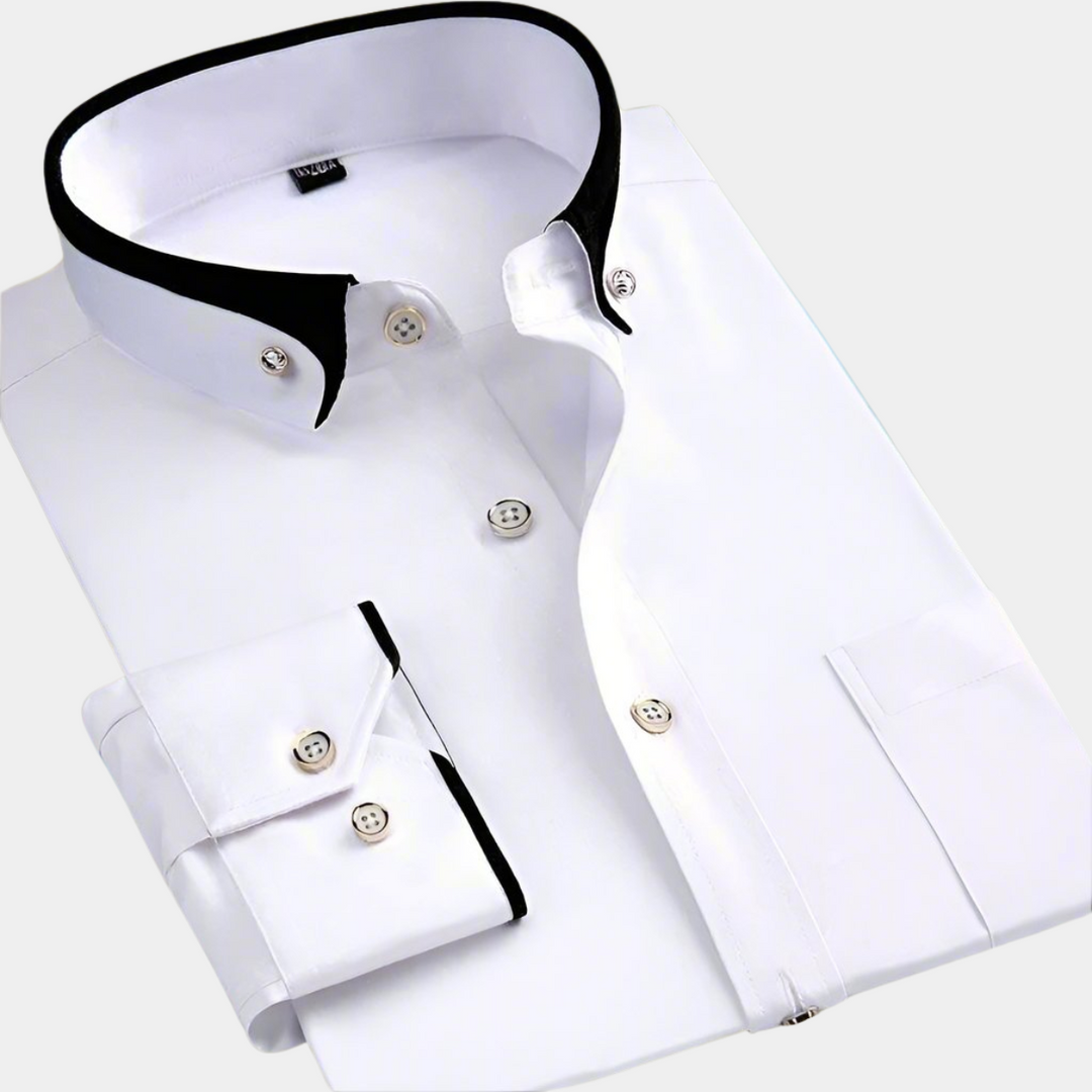 DELACROIX | CHEMISE CLASSIQUE POUR HOMME À MANCHES LONGUES