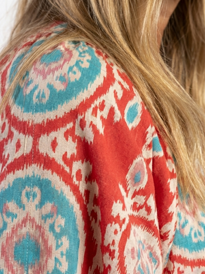 DELACROIX | Robe midi à imprimé paisley Zaria