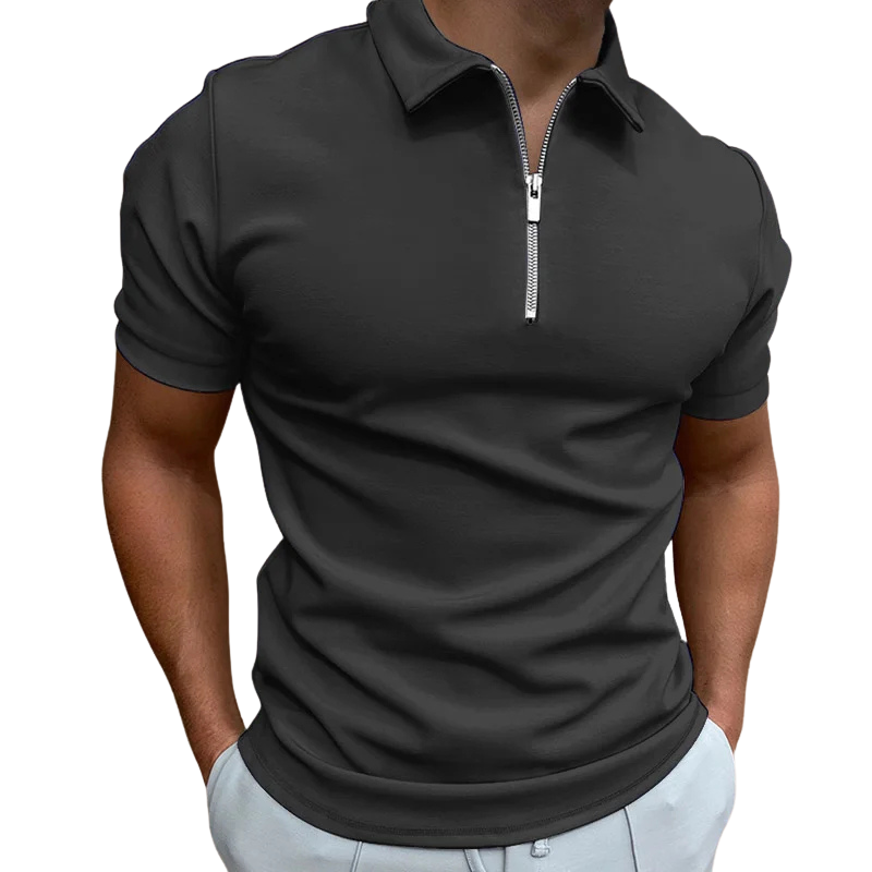 DELACROIX | POLO MODERNE AVEC ZIP MI-HAUT