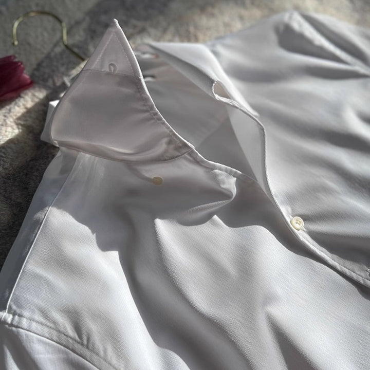 DELACROIX | CHEMISE ATHLÉTIQUE ITALIENNE POUR HOMME EN BAMBOU