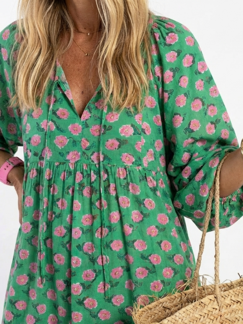 DELACROIX | Robe Midi à Imprimé Floral Fiora