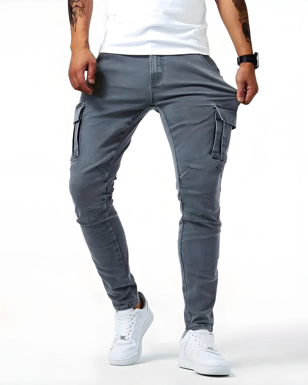 DELACROIX | PANTALON CARGO STRETCH