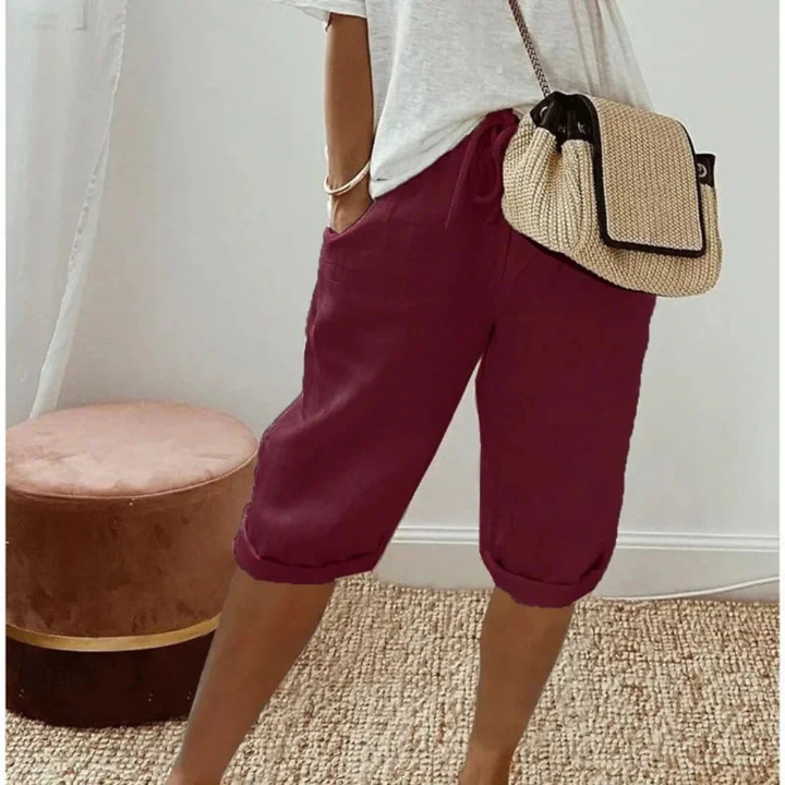 DEALCROIX | Shorts Capri à Cordon Camille