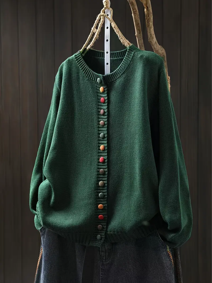 DELACROIX | Cardigan Boutons Colorés Michèle