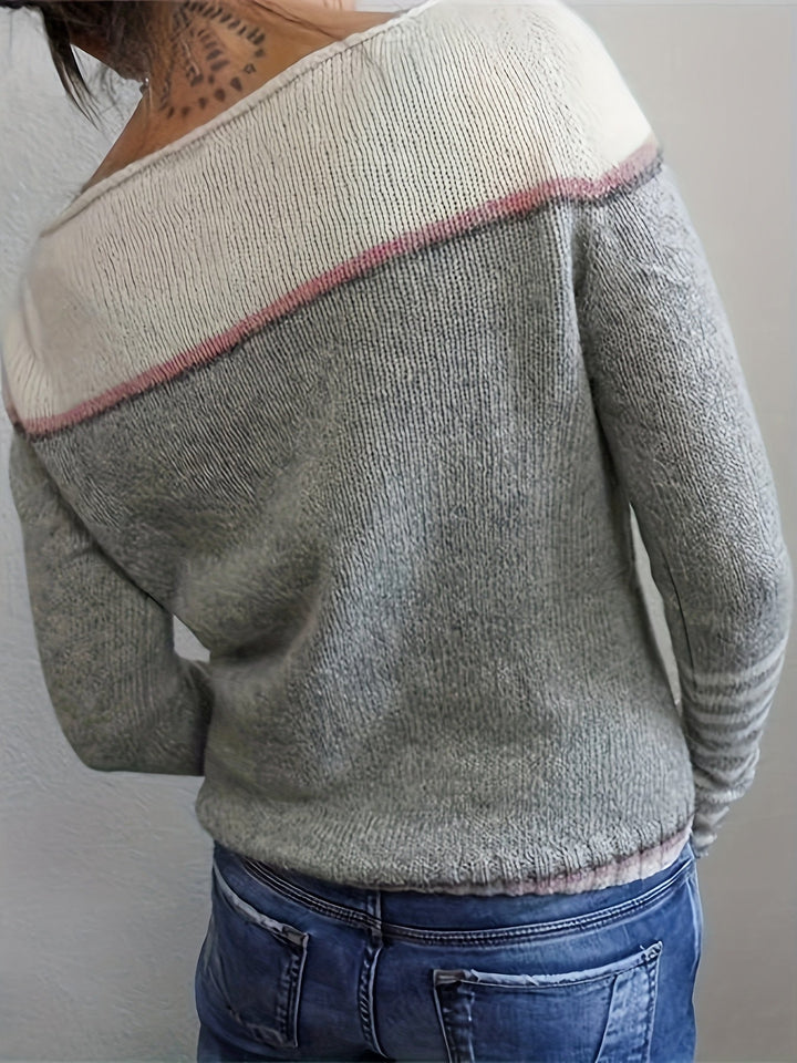 DELACROIX | Pull Col Bateau Rayé Aveline
