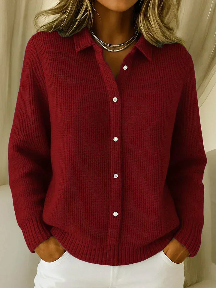 DELACROIX | Cardigan Maille Texturée Boutonné Catherine