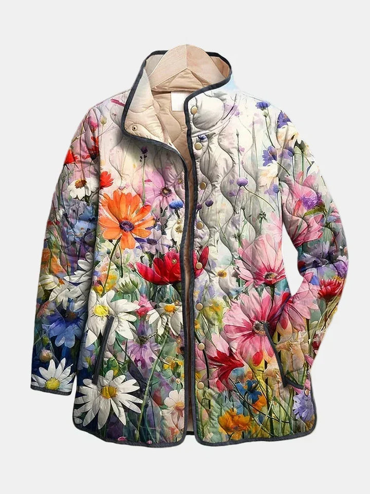 DELACROIX | Veste Matelassée Fleurs des Champs Manon