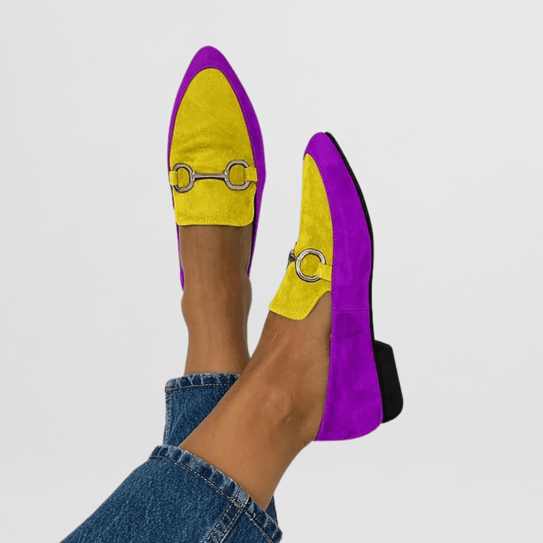 DELACROIX | Mocassins Daim Colorés Juliette