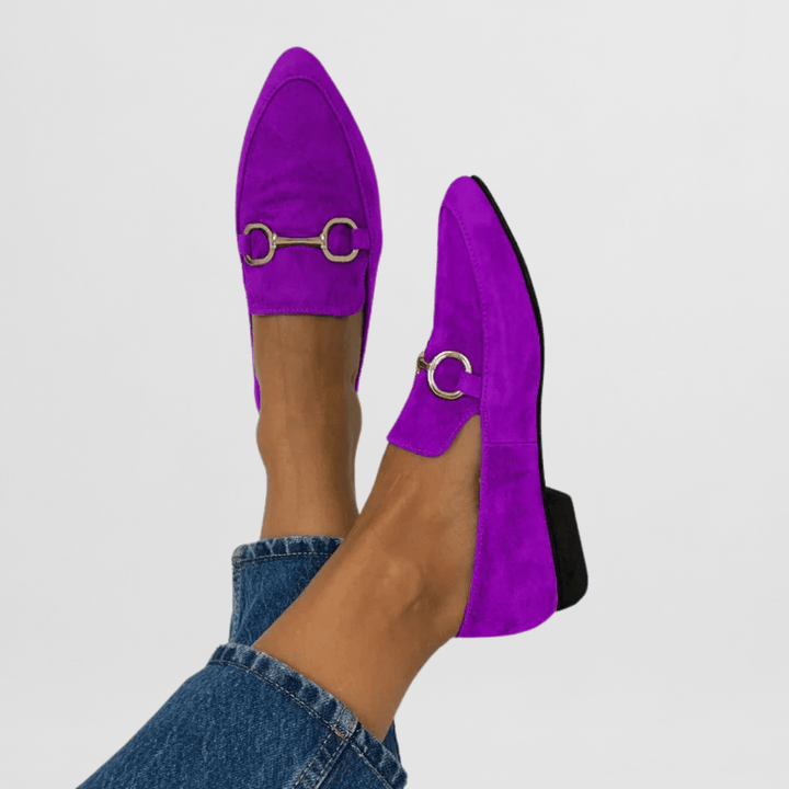DELACROIX | Mocassins Daim Colorés Juliette