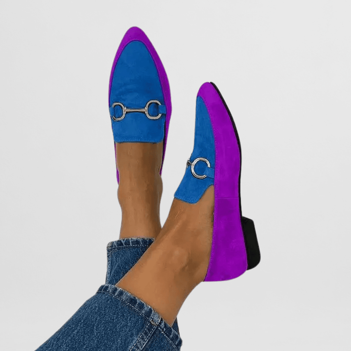 DELACROIX | Mocassins Daim Colorés Juliette