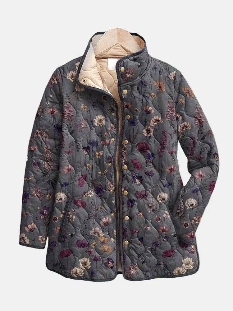 DELACROIX | Veste Matelassée Fleurs Séchées Nathalie