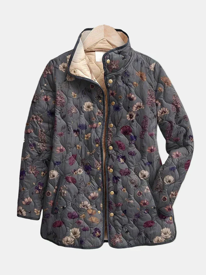 DELACROIX | Veste Matelassée Fleurs Séchées Nathalie