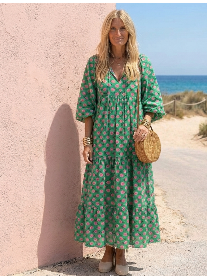 DELACROIX | Robe Midi à Imprimé Floral Fiora
