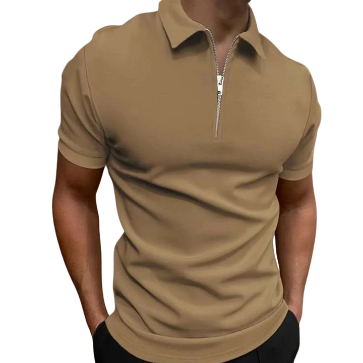 DELACROIX | POLO MODERNE AVEC ZIP MI-HAUT