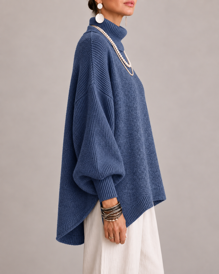 DELACROIX | Pull Col Roulé Oversize Pauline