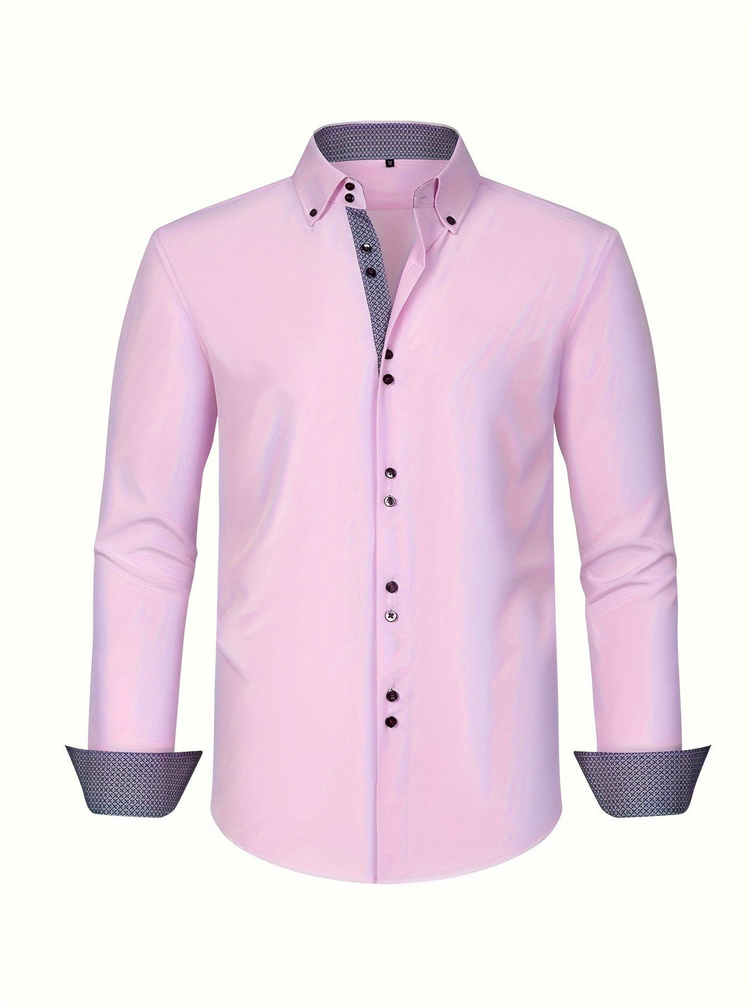 DELACROIX | CHEMISE ÉLÉGANTE LÉGÈRE AVEC DÉTAILS CONTRASTÉS