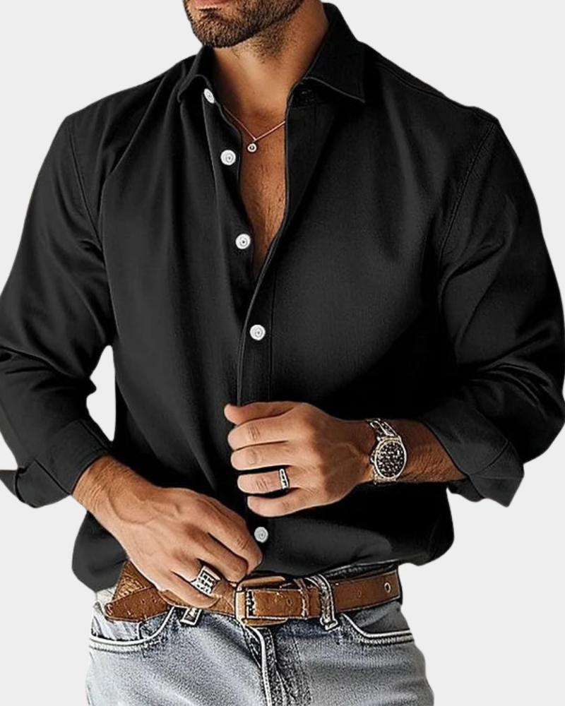 DELACROIX | CHEMISE BOUTONNÉE ÉTIREMENT COUPE SLIM POUR HOMME
