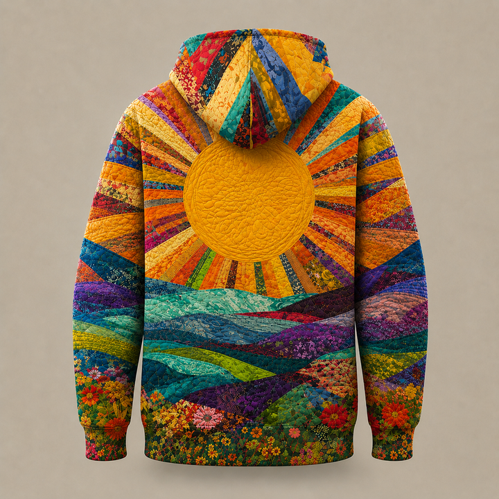 DELACROIX | Sweat à Capuche Soleil Fleuri Sandrine