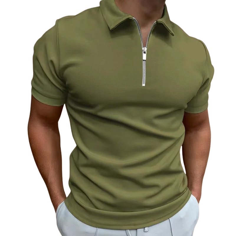 DELACROIX | POLO MODERNE AVEC ZIP MI-HAUT