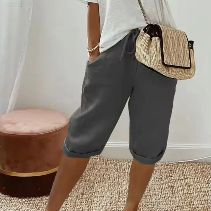 DEALCROIX | Shorts Capri à Cordon Camille