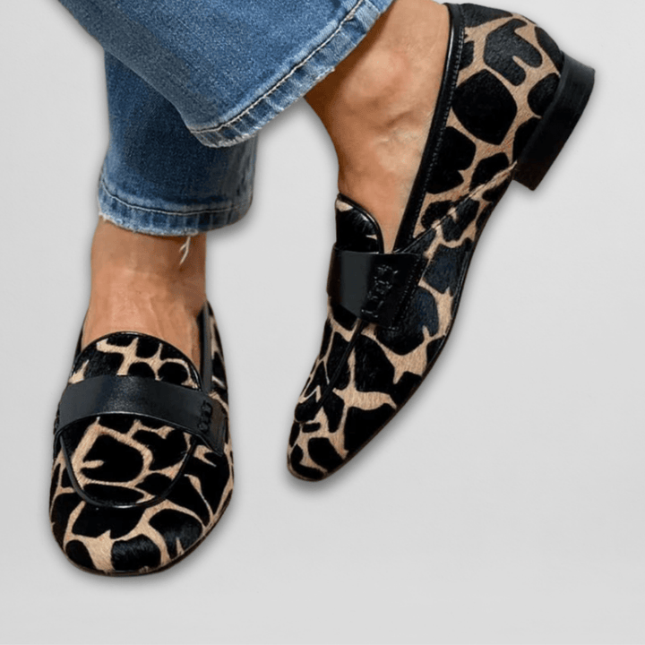 DELACROIX | Mocassins Léopard Confort Brigitte
