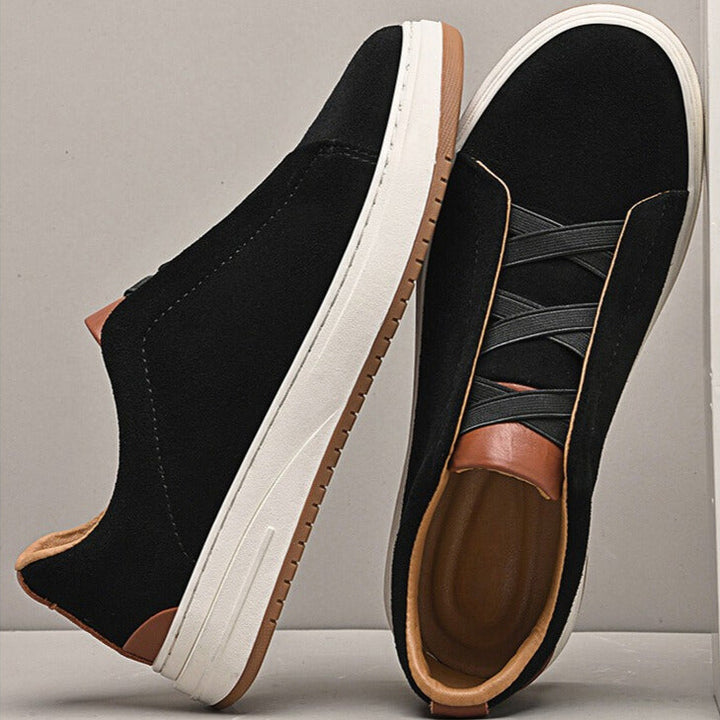 DELACROIX | CHAUSSURES SANS LACETS EN DAIM POUR HOMME