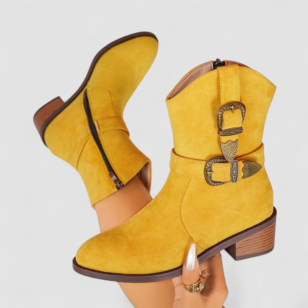 DELACROIX | Bottes Western Orthopédiques Rosa