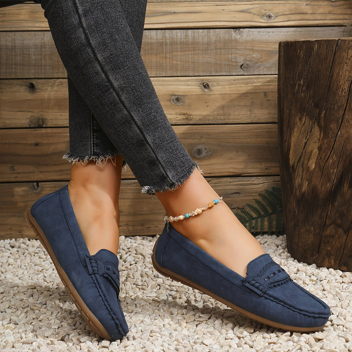 DELACROIX | Mocassins Effet Daim Festonnés Marie
