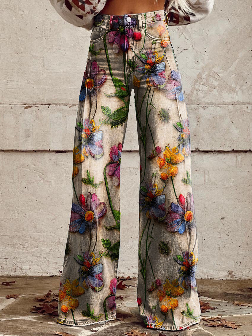 DELACROIX | Pantalon pour femme joyeux vintage (1+1 GRATUIT)