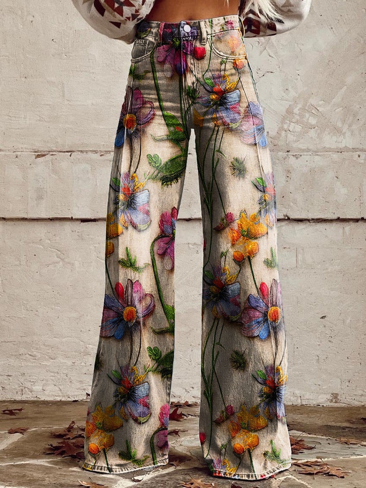 DELACROIX | Pantalon pour femme joyeux vintage (1+1 GRATUIT)