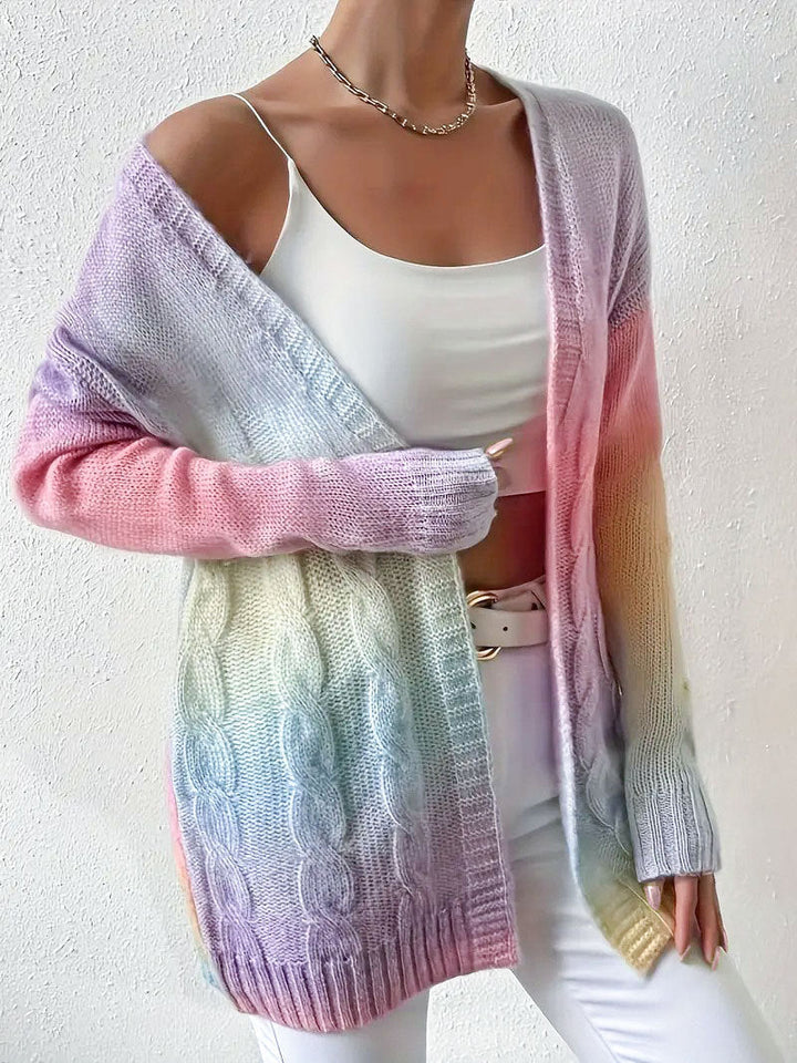 DELACROIX | Cardigan Long Dégradé Catherine