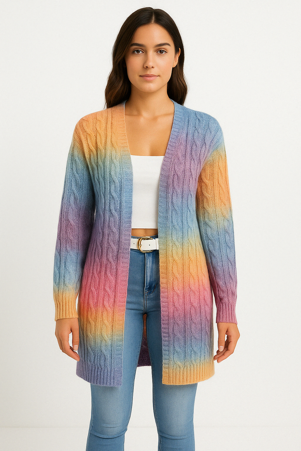 DELACROIX | Cardigan Long Dégradé Catherine
