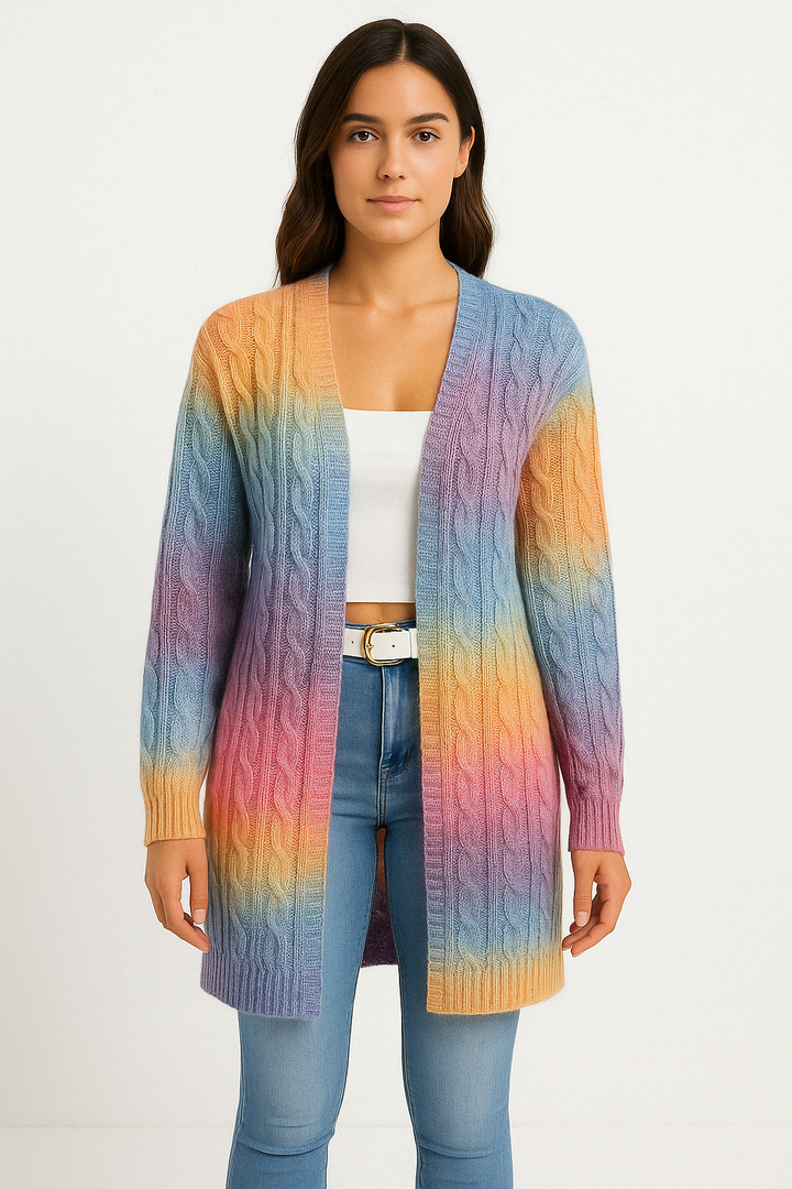 DELACROIX | Cardigan Long Dégradé Catherine