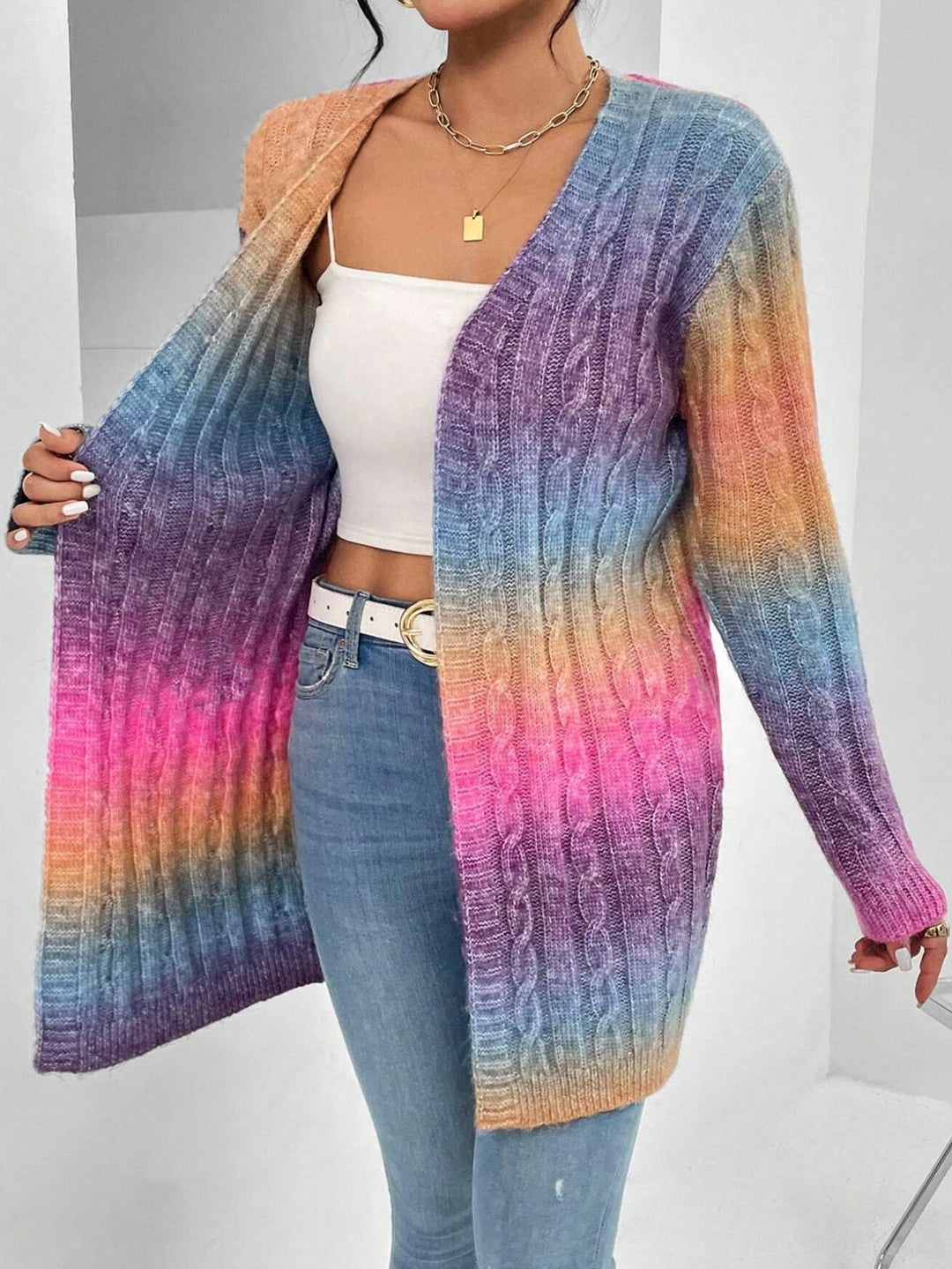 DELACROIX | Cardigan Long Dégradé Catherine