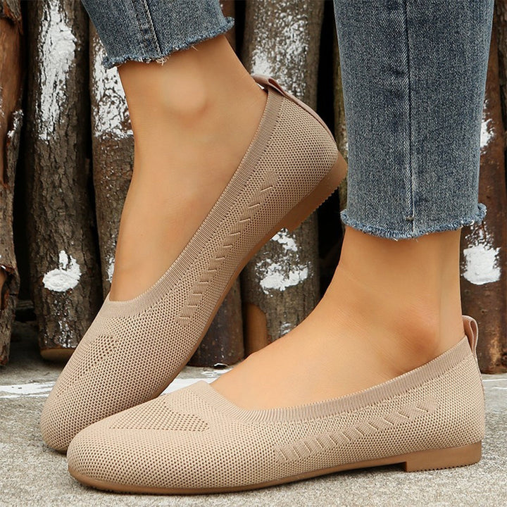 DELACROIX | Ballerines Souples en Maille Brigitte
