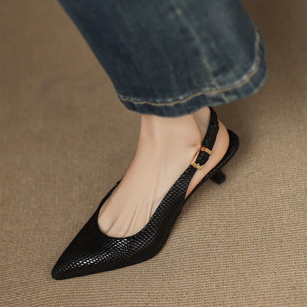 DELACROIX | Escarpins Slingback Pointus Delphine