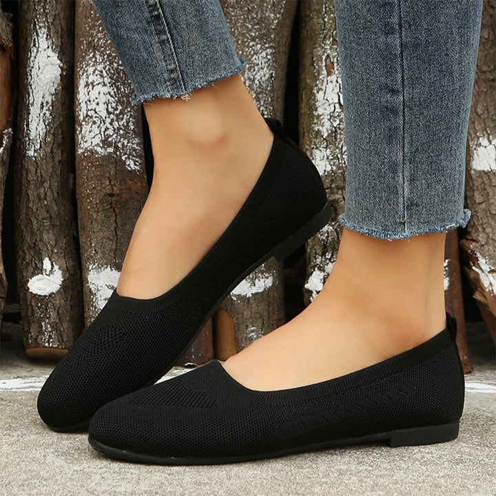 DELACROIX | Ballerines Souples en Maille Brigitte