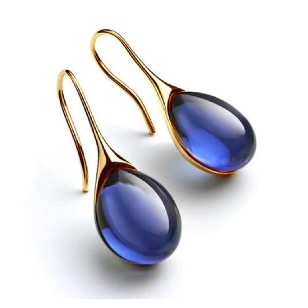 DELACROIX | BOUCLES D’OREILLES EN CRISTAL D’OR ET D’ARGENT
