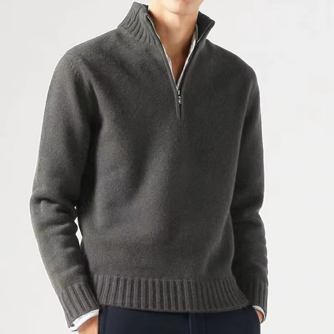 DELACROIX | DOLCEVITA EN LAINE AVEC ZIP POUR HOMME
