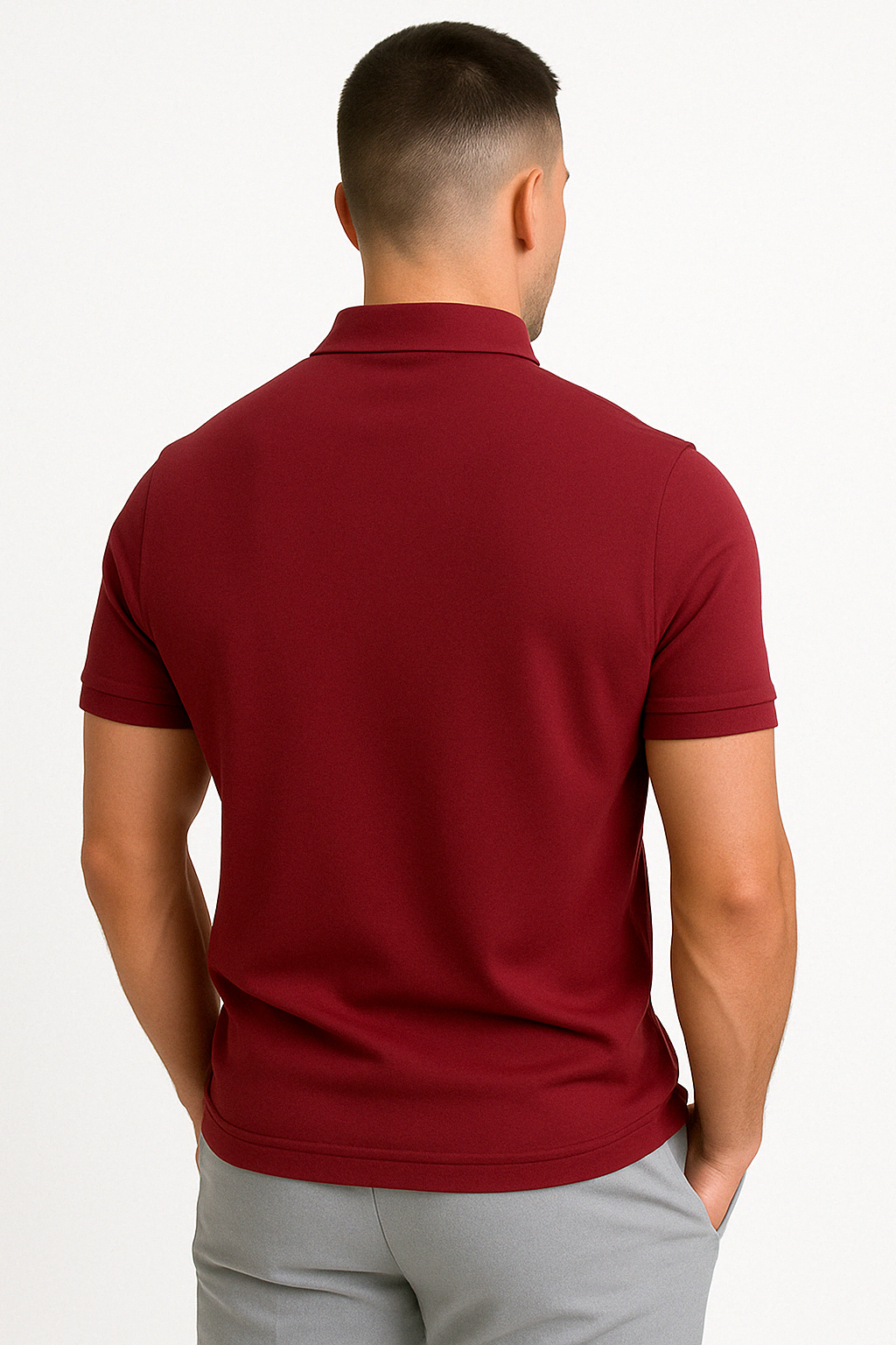 DELACROIX | POLO MODERNE AVEC ZIP MI-HAUT