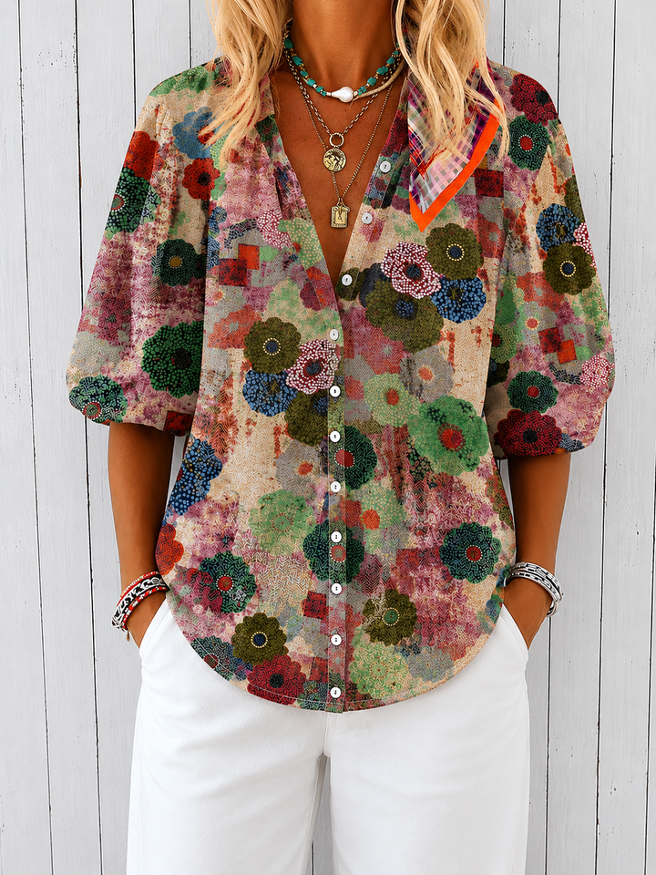 DELACROIX | Blouse Estivale Colorée Nicole