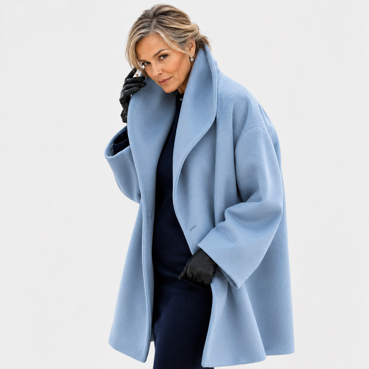 DELACROIX | Manteau Oversize Col Châle Monique