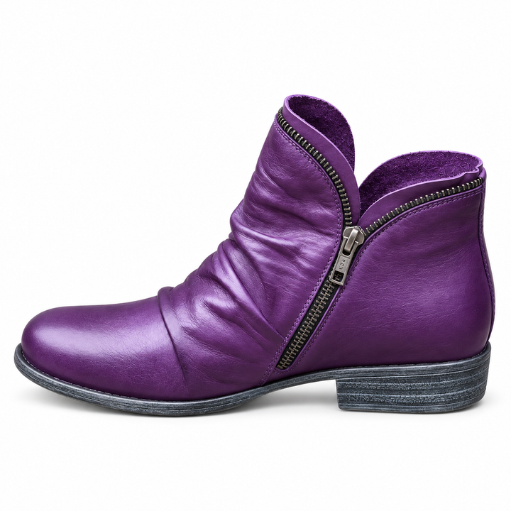 DELACROIX | Bottines Souples Zippées Marie